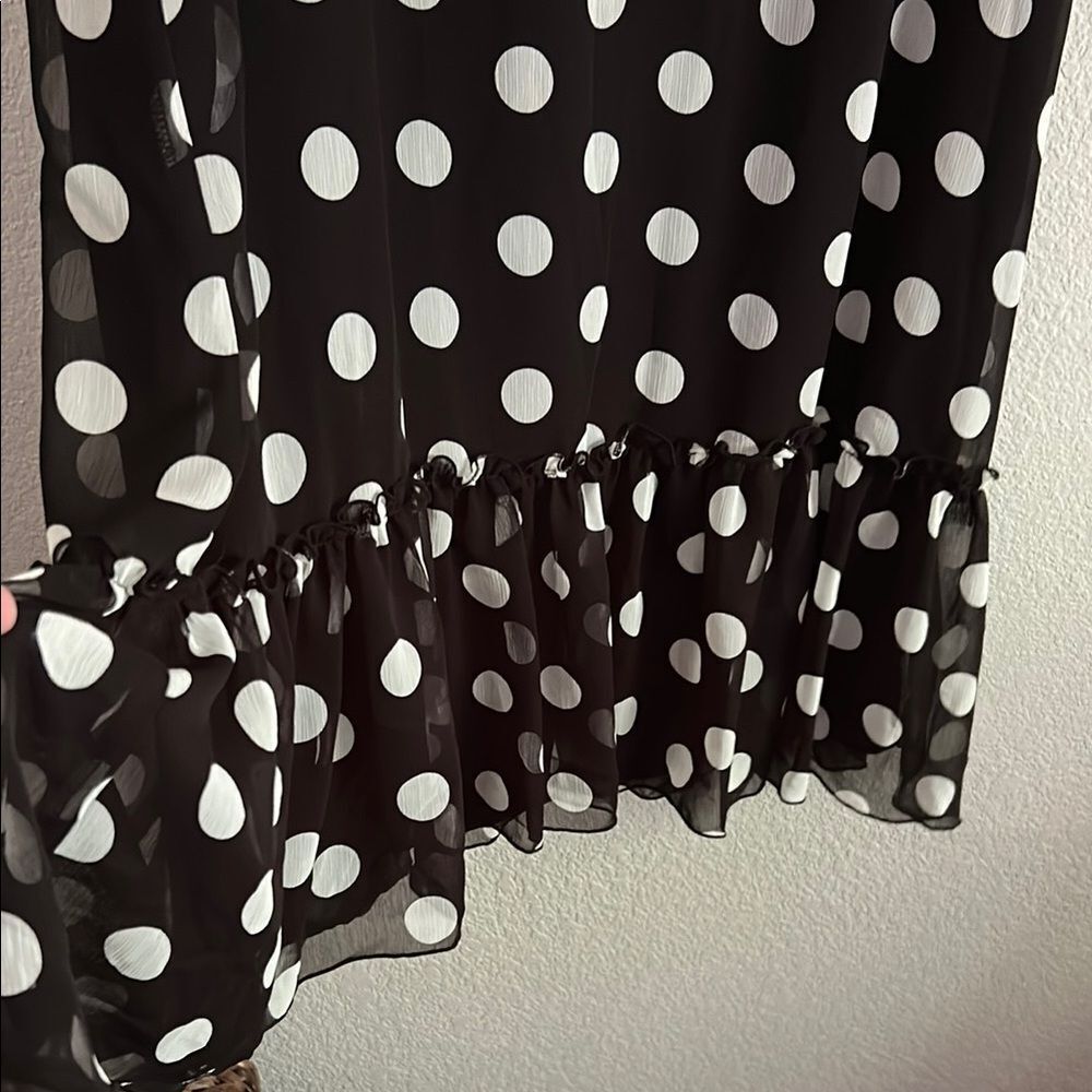 Tommy Hilfiger pilha   Dot Sleeveless Kids Dress - Black and White new no tags - Picture 6 of 12